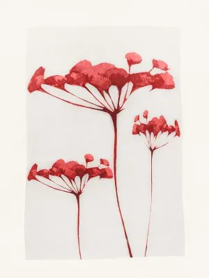 KIT 2 QUADROS DECORATIVOS - ABSTRACT ART MINIMAL PLANT